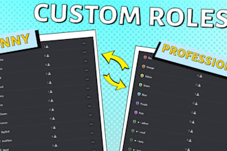 fully setup and design your discord server to fit your needs