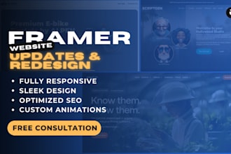 redesign your website in framer website design framer landing page