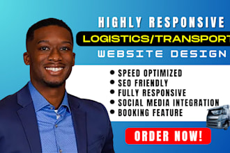 create logistics website, trucking dispatch website, and freight website