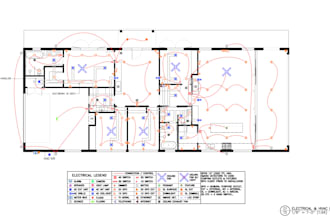 draw plumbing, mechanical and electrical plan for your project