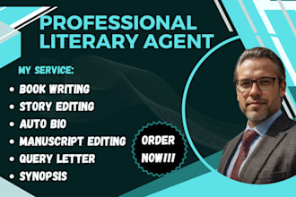 find top active literary agent for your story, novel and do query letter writing
