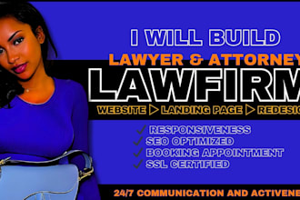 wordpress law firm website landing page lawyer website attorney website redesign