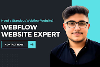 develop webflow website, figma to webflow and design webflow website