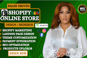 design, redesign shopify store, shopify dropshipping store, shopify website