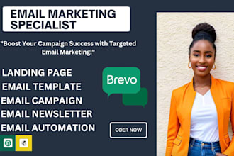 setup brevo email marketing campaign email template design