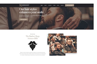 design beard oil shopify store beard oil website barber salon beauty website