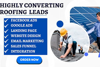 generate highly converting roofing leads solar leads homeowner lead facebook ads