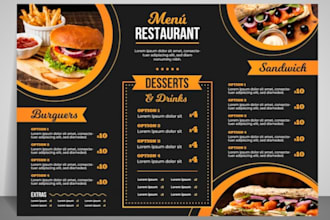 design restaurant menu design digital menu bar menu food menu in 24 hrs