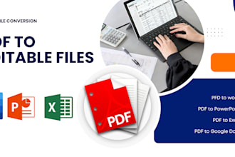 convert PDF to word, powerpoint, google docs