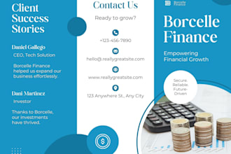 design business brochure, company profile, proposal, white paper