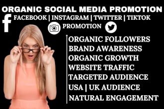 grow USA, UK facebook followers, ig, twitter, tiktok promotion