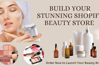 design skincare shopify store beauty website design cosmetic store design