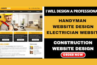 build hvac website roofing website renovation website handyman website design