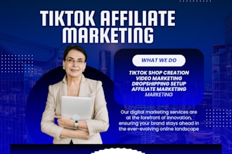 setup tik tok shop affiliate marketing shopify dropshipping promotion tiktok ads