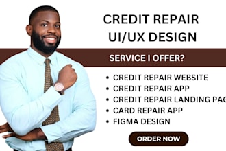 design credit repair ui ux card repair app credit repair software webapp