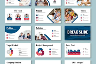 design or redesign powerpoint, pitch deck, keynote, canva presentations
