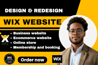 build wix website design wix redesign wix landing page wix studio website SEO