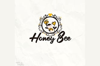 design cute baby clothes brand logo