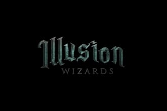design kids toy magic tricks logo