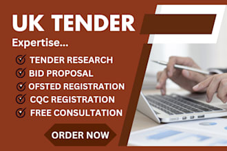 do UK tenders, proposals, cleaning and healthcare tenders, nhs, cqc, and rfqs