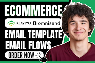 setup shopify klaviyo email flows design omnisend mailerlite email newsletter
