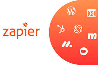 do any business automation workflow with zapier or make