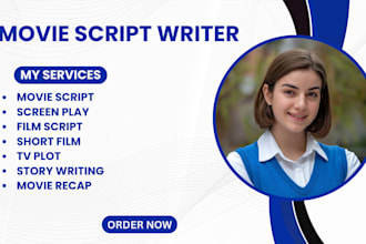 write your movie script, convert your book into a screenplay