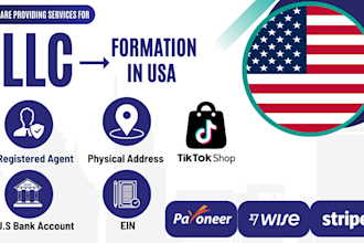 create llcs, obtain eins, and set up USA bank accounts