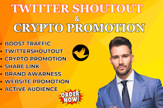 promote share link website shoutout to 150m ig, twitter ,crypto user