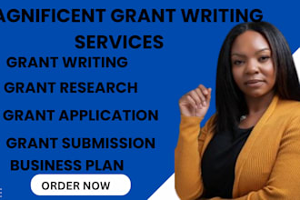 write grant proposal grant application research pitch deck business plan