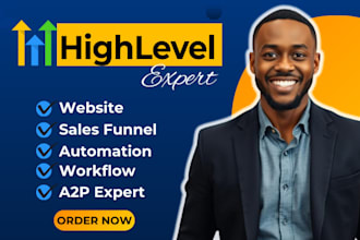build gohighlevel website go high level funnel builder go highlevel landing page