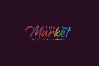 design farm seafood market logo