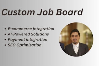create or update a job board tailored to your needs