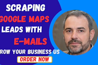find email address list, scrap google map or business data with email, scraping