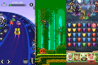 do 2d unity game development 2d mobile game  2d game app unity 2d android game