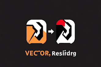 vector tracing, redraw logo, convert image to vector quickly