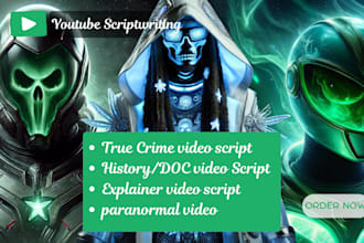 do scriptwriting for your youtube videos and channel monetization