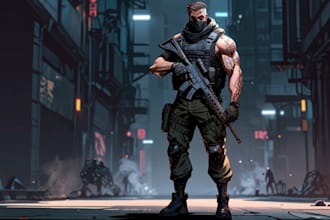 create post apocalyptic, utopian, dystopian, sci fi, and cyberpunk character