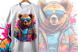 also put the design you have in mind on the t shirt