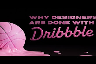 do organic dribbble promotion, video promotion to boost organic views