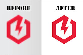 make image to vector, raster to vector, convert to ai, eps, svg, pdf