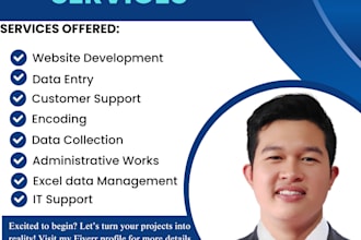 be your personal virtual assistant and web developer