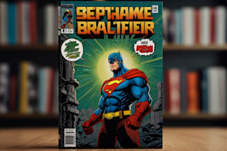 design comic book and custom illustration