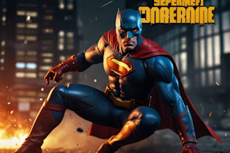 draw superhero action comic