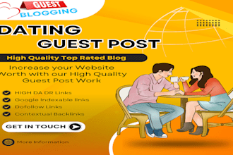 publish quality dating guest posts on high authority sites