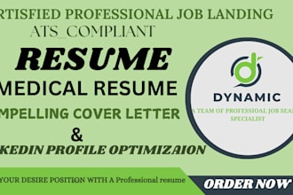 write a professional healthcare resume, medical resume and doctor resume