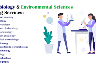 provide professional writing services in microbiology and environmental sciences