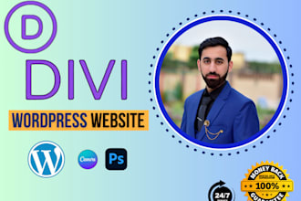 be your divi expert for wordpress divi website using divi builder, divi theme