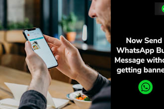 provide you tool for whatsapp bulk messages without get ban