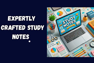 create study guides and notes for your courses with summaries and quizzes